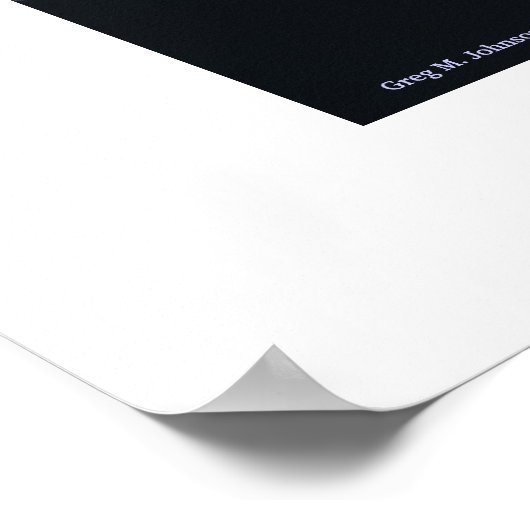 Starry Night Poster (Ecke)