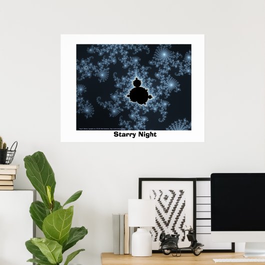 Starry Night Poster (Heimbüro)