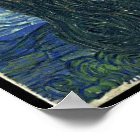 Starry Night Poster (Ecke)