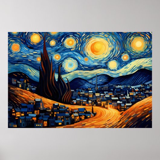 Starry Night Poster (Vorne)