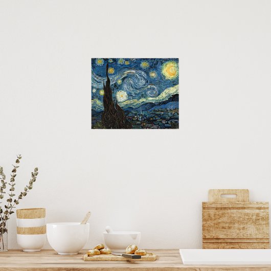 Starry Night Poster (Küche)