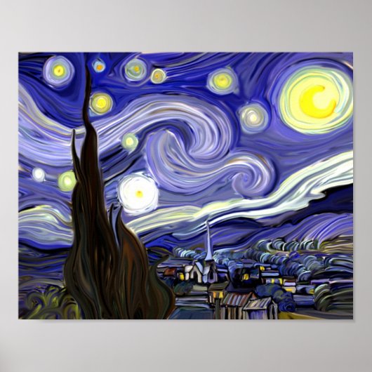 Starry Night Poster (Vorne)