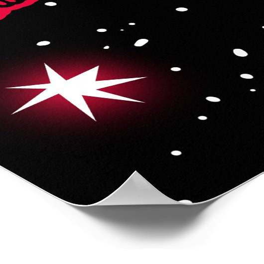 Starry Night Poster (Ecke)