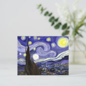 Starry Night Postkarte (Stehend Vorderseite)