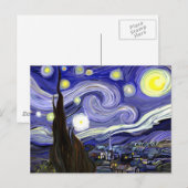 Starry Night Postkarte (Vorne/Hinten)