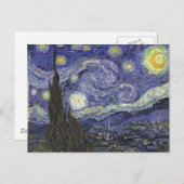 Starry Night Postkarte (Vorne/Hinten)