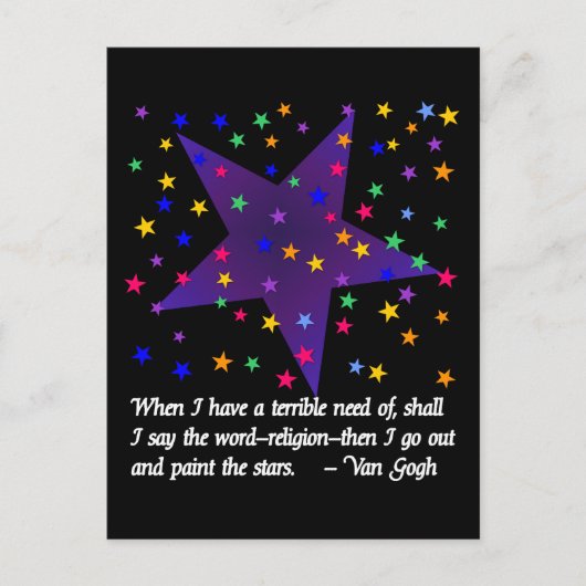 Starry Night Postkarte (Vorderseite)