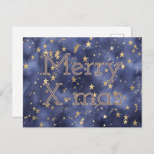 Starry Night Postkarte (Vorne/Hinten)