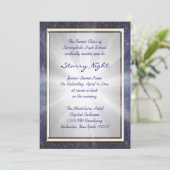 Starry Night Prom Einladungen (Stehend Vorderseite)