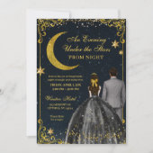 Starry Night Prom Invitation Einladung (Vorderseite)