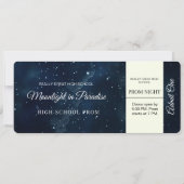 Starry Night Prom Ticket, Nacht unter den Sternen Einladung (Vorderseite)