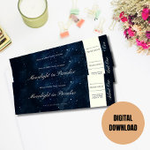 Starry Night Prom Ticket, Nacht unter den Sternen Einladung