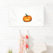 Starry Night Pumpkin Halloween Van Gogh Thanksgivi Banner (Insitu)