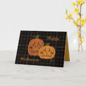 Starry Night Pumpkins Card Karte (Gelbe Blume)