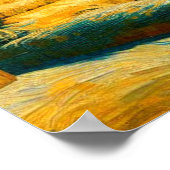 Starry Night Pyramids Sphinx Ägypten Poster (Ecke)
