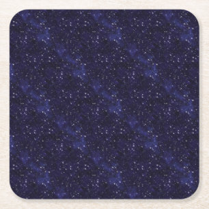 Starry Night Rechteckiger Pappuntersetzer