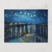 Starry Night Rhone Vincent van Gogh Postcard Postkarte (Vorderseite)