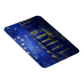 Starry Night Rhone von Van Gogh Magnet (Rechte Seite)