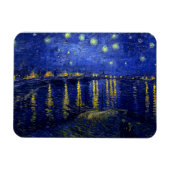 Starry Night Rhone von Van Gogh Magnet (Horizontal)