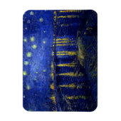 Starry Night Rhone von Van Gogh Magnet (Vertikal)