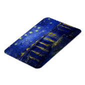 Starry Night Rhone von Van Gogh Magnet (Linke Seite)