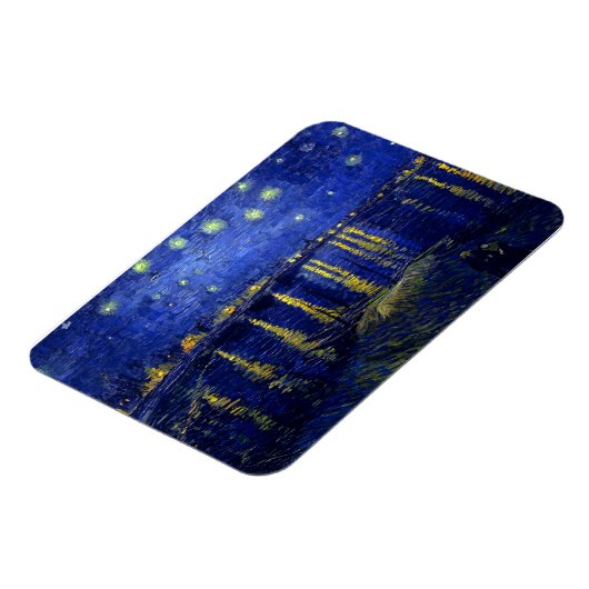 Starry Night Rhone von Van Gogh Magnet (Linke Seite)