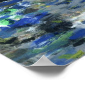 Starry Night River Camp Poster (Ecke)