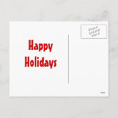 Starry Night Riverboat Holiday Feiertagspostkarte (Rückseite)