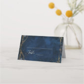 Starry Night Romance Wedding Platzkarte (Vorderseite)