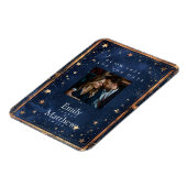 Starry Night Romance Wedding speichern das Datum Magnet (Linke Seite)