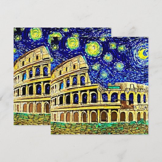 Starry Night Rome Italien (Vorne/Hinten)