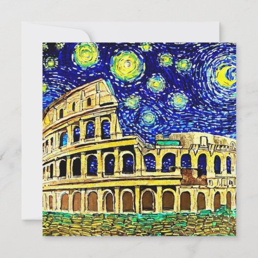 Starry Night Rome Italien (Rückseite)
