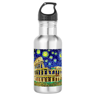 Starry Night Rome Italien Edelstahlflasche