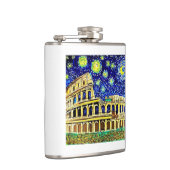 Starry Night Rome Italien Flachmann (Rechts)