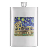 Starry Night Rome Italien Flachmann (Vorderseite)