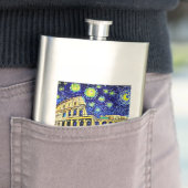 Starry Night Rome Italien Flachmann (Beispiel)