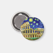 Starry Night Rome Italien Magnet (Vorderseite/Rückseite)