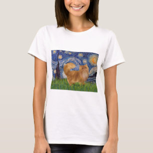 Starry Night - Rote Persische Katze T-Shirt