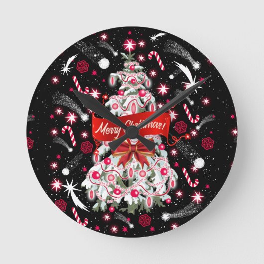 Starry Night Runde Wanduhr (Vorderseite)