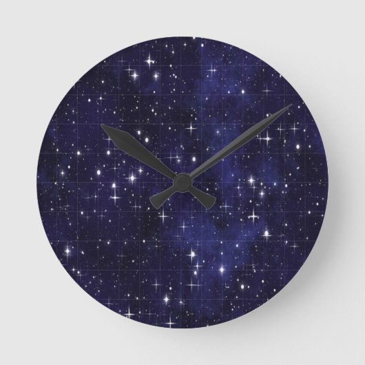Starry Night Runde Wanduhr (Vorderseite)