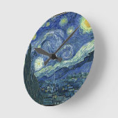 Starry Night Runde Wanduhr (Winkel)