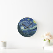 Starry Night Runde Wanduhr (Zuhause)