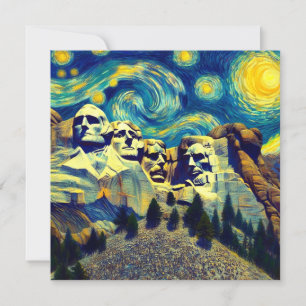 Starry Night Rushmore South Dakota