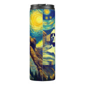 Starry Night Rushmore South Dakota Thermosbecher (Rückseite)
