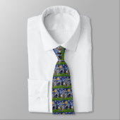 Starry Night - Russische Blaue Katze Krawatte (Gebunden)