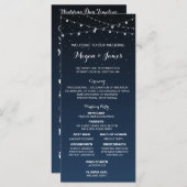 Starry Night Rustic Wedeline Programm (Vorne/Hinten)