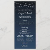Starry Night Rustic Wedeline Programm (Vorderseite)