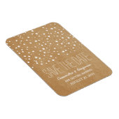 Starry Night Save the Date Premium Magnet (Rechte Seite)