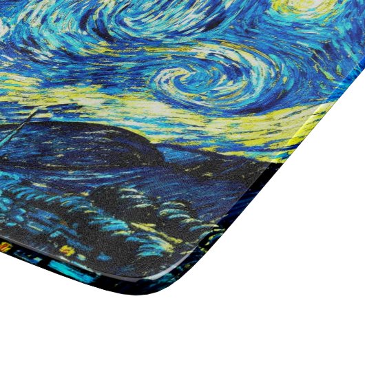 Starry Night Schneidebrett (Ecke)