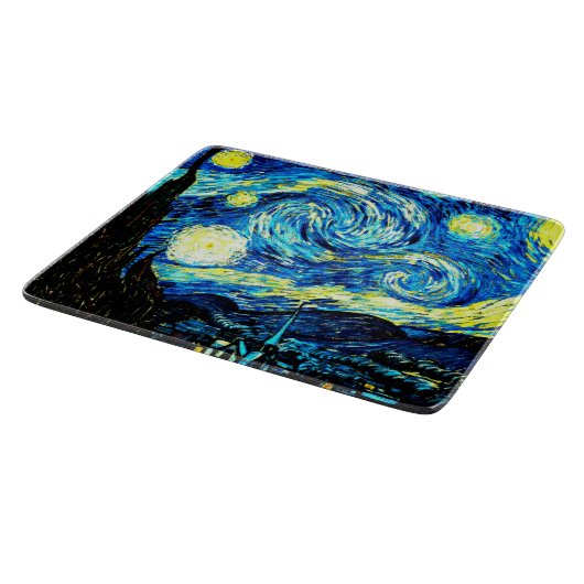 Starry Night Schneidebrett (Ecke)